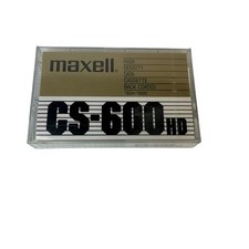 Maxell CS-600HD High Density Data Audio Cassette Tape New Unopened picture