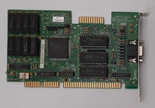 Trident 8916CX2/4/8 LC2 ISA Graphics Card (Trident TVGA8900C, 1MB, Retro, 1991) picture