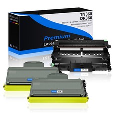 2PK TN360 Toner + 1PK DR360 Drum Unit for Brother MFC-7345DN MFC-7840W DCP-7045N picture