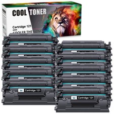 10 PK 3252C001 Black Toner Cartridge For Canon 121 Image Class D1650 D1620 picture