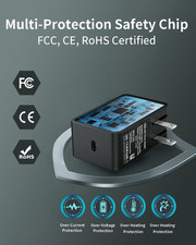 45W USB C Surface Charger Compatible with Microsoft Surface Pro 12