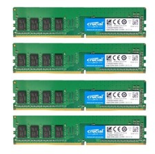 Crucial 32GB 4X 8GB DDR4 2666MHz PC4-21300 Desktop UDIMM Memory Ram CT8G4DFS8266 picture
