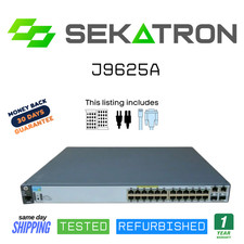 ♻️ HP ProCurve J9625A 2620-24-PoE+ 24-Port Switch with SFP – USED ⚡Fast Shipping picture