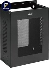 2U Vertical/Horizontal Wall Mountable Server Rack with Vented Enclosure for 19