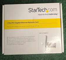 StarTech ST1000BT32 1-Port PCI Gigabit Ethernet Network Adapter Card Open Box picture