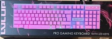 LVLUP Pro Gaming Keyboard W/th LED keys 