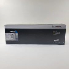 New Lexmark 700D2 Cyan Toner Cartridge Developer Unit Genuine OEM Open Box picture