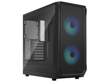 Fractal Design Focus 2 RGB Black ATX mATX Mini ITX Clear Tinted Tempered Glass picture