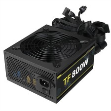 800W Power Supply Full Voltage 100-240V Active PFC Gaming PSU Non-Modular 80 picture