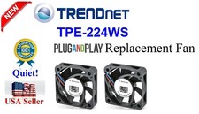 2x Quiet Version Replacement Fans for TRENDnet TPE-1620WS picture
