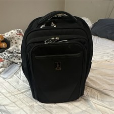 Travelpro Black Padded Laptop Backpack Bag, Solid Pattern, Travel Backpack picture