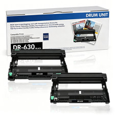 2 Pack Drum Unit for Brother DR630 DR660 HL-L2300DW L2320D MFC-L2700DW Printer picture