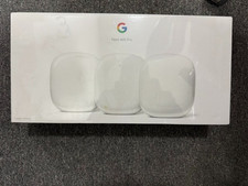 Google Nest Wifi Pro 6E Wireless Router - Snow Mesh Router 3 Pack picture