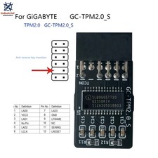 GIGABYTE GC-TPM2.0_S 2.0 TPM Module (12 Pin 12-1) LPC TPM 2.0 Trusted Platform picture