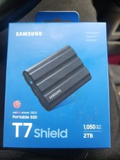 Samsung T7 Shield 2TB USB-C Portable External SSD - Black (MU-PE2T0S) picture