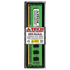 A-Tech 4GB PC3-12800 Desktop DDR3 1600 MHz 240-Pin DIMM Non-ECC Memory RAM 1x 4G picture