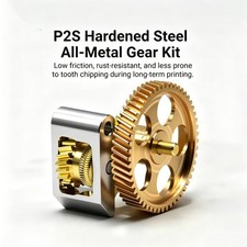 Extruder Gear Hardened Steel All Metal Gear Kit For Bambu Lab P2S 3D Printer picture