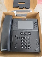 Used Polycom VVX 450 Ring Central IP Phone w/ Power Supply 2201-48840-107 picture