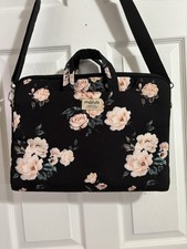 MOSISO Floral Laptop Shoulder Bag Compatible Laptops And Tablets Up To 16in picture