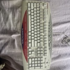 Great condition VTG Compaq Presario Wired Multimedia Keyboard SK-2700 Beige PS/2 picture