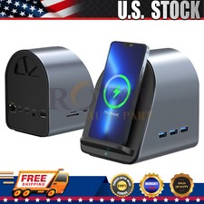 10-in-1 Vertical Multifunction Docking Station USB-C & USB3.0 Ports, PD100W picture