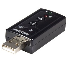 StarTech.com Virtual 7.1 USB Stereo Audio Adapter External Sound Card - Sound ca picture