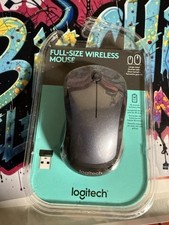 Logitech 910-005484 Wireless Optical Mouse, USB, Ergonomic, Scroll Wheel, Black picture
