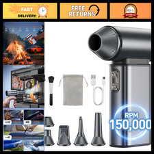 High-Power Mini Electric Air Duster 150,000 RPM - Compressed Air Blower for Clea picture