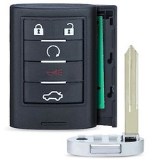 5 Button Smart Key Fob for Cadillac CTS STS 2008-2013 M3N5WY7777A 25943676 picture