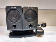 SONY Powered Active Speaker System Computer Gaming Multimedia SRS-A3 picture