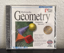 Pro One Multimedia Geometry CD-ROM | Windows 95/3.1 | Retro Educational Software picture