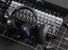 EWEADN DK63 Wired Magnetic Switches Mechanical Keyboard Mouse Headphones Set picture