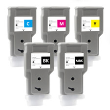 5*300ML Compatible Cartridge With Pigment Ink For Canon TM-200/205/300/305  picture