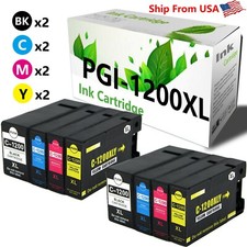 8-Pack PGI-1200 PGI-1200XL Ink Cartridge for MAXIFY MB2020 MB2720 Printer picture