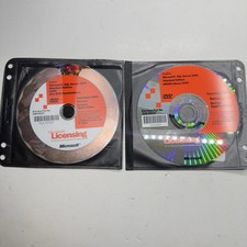 Microsoft SQL Server 2005 Standard Edition x64 & MSDN Library DVD Lot 2 Discs picture