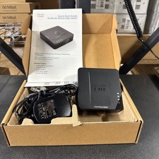 NEW Cisco SPA112 ATA 2-Port Adapter With Power adapter picture