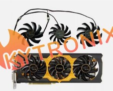 75mm + 85mm Sapphire TOXIC R9 270X 280X Tri-X Graphics Card Fan Replacement R190 picture