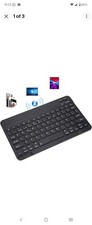 Ultra-Slim Bluetooth Keyboard Portable Mini Wireless Keyboard Rechargeable NEW picture