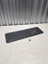 Logitech Signature Slim K950 Wireless Keyboard Graphite w/ USB Dongle picture