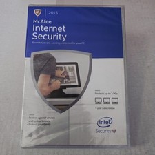McAfee Internet Security  2016  for Windows, Mac & iOS,  Android Devices SEALED picture