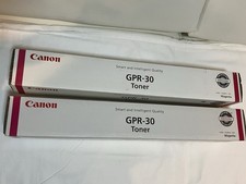 *NEW* CANON OEM (LOT OF 2) GPR-30 MAGENTA TONERS 2797B003AC picture