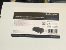 StarTech.com SV231USB 2-Port USB KVM Switch EMI CBE1E7C772(J13) picture