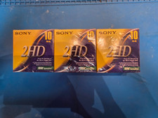 Sony 2HD Diskettes IBM Formatted 1.44 MB 3.5 Inch 3 boxes of 10 Pack NEW SEALED picture