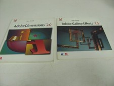 ADOBE Dimensions 2.0 & ADOBE Gallery Effects 1.5 - Vintage User Guides picture