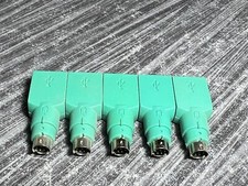 5 pc lot Microsoft USB Female PS2 Male Adapter/Converter Keyboard Mouse Scanner  picture