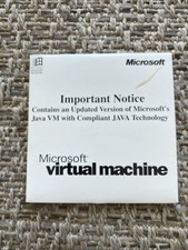 MICROSOFT VIRTUAL MACHINE CD Updated Version JAVA Compliant Technology BRAND NEW picture