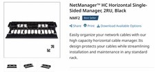 Panduit Pan-Net NMF2 Horizontal Cable Manager 19