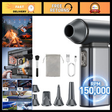 High-Power Mini Electric Air Duster 150,000 RPM - Compressed Air Blower Cleaner picture