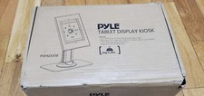 Pyle Anti-Theft Countertop Tablet Kiosk Stand, PSPADLK18 White new... picture