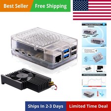 ABS Case with Armor Lite V5 Active Cooler for Raspberry Pi 5, Pi 5 Case with ... picture